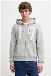 ΜΠΛΟΥΖΑ ΧΡΩΜΑ: ΓΚΡΙ, ΜΕ ΚΟΥΚΟΥΛΑ, KI322-5271 HOLLISTER CO.