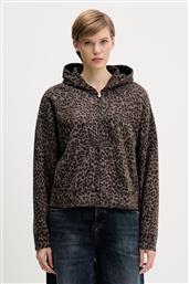 ΜΠΛΟΥΖΑ ΧΡΩΜΑ: ΚΑΦΕ, ΜΕ ΚΟΥΚΟΥΛΑ, KI352-5223-908 HOLLISTER CO.