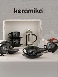 ΣΕΤ ΚΟΥΠΕΣ ΤΣΑΓΙΟΥ 12 ΤΜΧ HERITAGE HOME BAZAAR