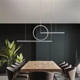 ΦΩΤΙΣΤΙΚΟ ΟΡΟΦΗΣ ΤΡΙΦΩΤΟ LED 3 CCT LUFICET BLACK 77-50665 HOMELIGHTING