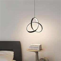 ΦΩΤΙΣΤΙΚΟ ΟΡΟΦΗΣ ΤΡΙΦΩΤΟ LED MIRABELLA BLACK 77-50494 HOMELIGHTING