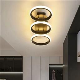 ΦΩΤΙΣΤΙΚΟ ΟΡΟΦΗΣ ΤΡΙΦΩΤΟ LED TRIPLET BLACK 77-50474 HOMELIGHTING