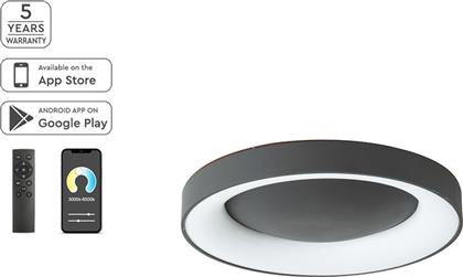 ΦΩΤΙΣΤΙΚΟ ΠΛΑΦΟΝΙΕΡΑ LED DIMMABLE SMART WIFI AMAYA 77-8153 BLACK HOMELIGHTING