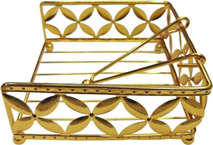 ΧΑΡΤΟΠΕΤΣΕΤΟΘΗΚΗ ΜΕΤΑΛΛΙΚΗ ΧΡΥΣΗ 16X16X7ΕΚ. 80-2109 (ΥΛΙΚΟ: ΜΕΤΑΛΛΙΚΟ, ΧΡΩΜΑ: ΧΡΥΣΟ ) - - 80-2109 HOMIE