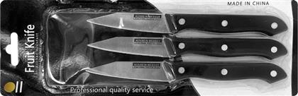 ΣΕΤ 3ΤΜΧ ΜΑΧΑΙΡΙΑ ΜΕ ΜΑΥΡΗ ΛΑΒΗ 19ΕΚ. 80-2149 (ΧΡΩΜΑ: ΜΑΥΡΟ) - - 80-2149 HOMIE