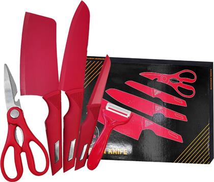 ΣΕΤ ΚΟΥΖΙΝΑΣ ΜΑΧΑΙΡΙΑ ΜΕ ΨΑΛΙΔΙ & ΑΠΟΦΛΟΙΩΤΗ 80-2164 - - 80-2164 HOMIE