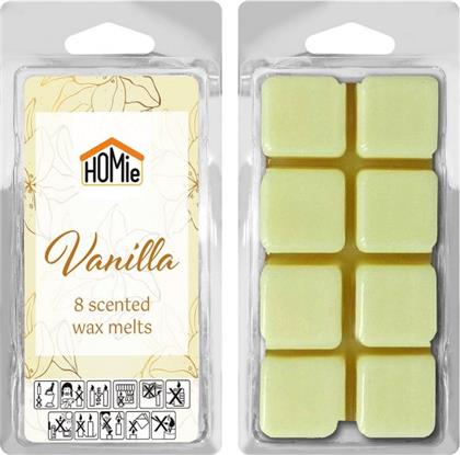 WAX MELT ΣΕΤ 8ΤΜΧ ΚΥΒΟΙ ΒΑΝΙΛΙΑ 80GR 37-462 - - 37-462 HOMIE από το 24HOME