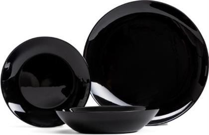 ΣΕΡΒΙΤΣΙΟ ΦΑΓΗΤΟΥ ΣΕΤ 18ΤΜΧ STONEWARE ΜΑΥΡΟ CAPRI 236047 (ΧΡΩΜΑ: ΜΑΥΡΟ, ΥΛΙΚΟ: STONEWARE) - - 236047 HOMLA