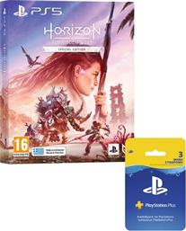 FORBIDDEN WEST SPECIAL EDITION PS5 GAME & SONY CARD PLAYSTATION PLUS 90DAYS HORIZON