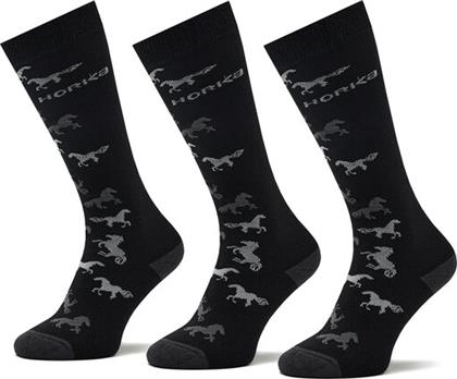 ΚΑΛΤΣΕΣ ΨΗΛΕΣ UNISEX RIDING SOCKS 145450-0000-0203 ΜΑΥΡΟ HORKA