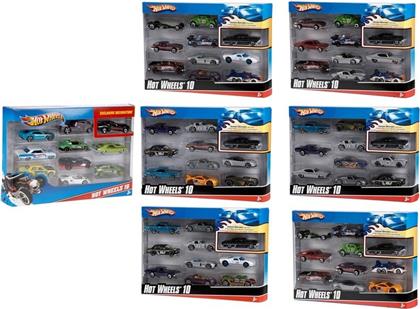 ΑΥΤΟΚΙΝΗΤΑΚΙΑ ΣΕΤ ΤΩΝ 10 54886 HOT WHEELS