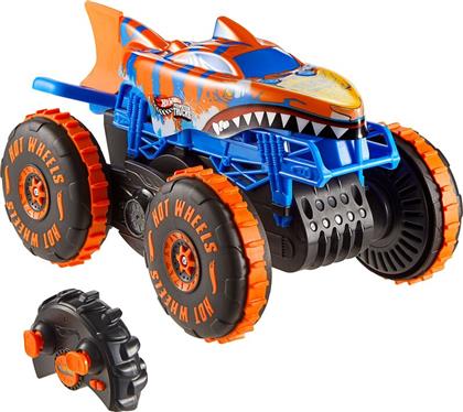 MONSTER TRUCKS R/C TIGER SHARK ΠΟΥ ΣΚΑΡΦΑΛΩΝΕΙ 1:15 (JFR39) HOT WHEELS