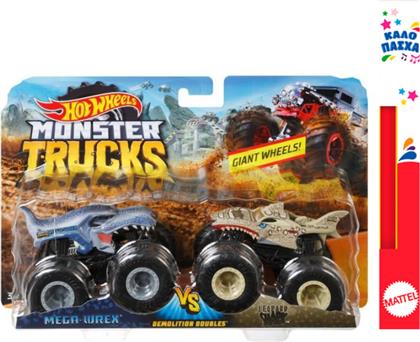 ΠΑΙΧΝΙΔΟΛΑΜΠΑΔΑ ΟΧΗΜΑΤΑ MONSTER TRUCKS ΣΕΤ ΤΩΝ 2 - 9 ΣΧΕΔΙΑ FYJ64 HOT WHEELS