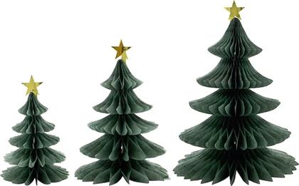 ΔΙΑΚΟΣΜΗΤΙΚΟ ΧΡΙΣΤΟΥΓΕΝΝΙΑΤΙΚΟ ΔΕΝΤΡΟ HDTREE 18 X 11,5 / 23 X 16 / 28,5 X 21 CM 3-PACK ΧΡΩΜΑ: ΠΡΑΣΙΝΟ HOUSE DOCTOR