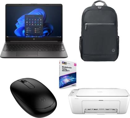 250 G9 15.6 FHD ANTI-GLARE (CELERON N4500/8GB/256GB SSD/UHD GRAPHICS/WIN11ΗOME) + ΤΣΑΝΤΑ LAPTOP 9W0Z7AA 15.6 + WIRELESS MOUSE 240 + DESKJET INSTANT INK 2810E ALL-IN-ONE INSTANT INK + ANTIVIRUS BITDEFENDER HP