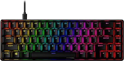 ALLOY ORIGINS 65 GAMING ΜΗΧΑΝΙΚΟ ΕΝΣΥΡΜΑΤΟ ΠΛΗΚΤΡΟΛΟΓΙΟ RGB ΜΑΥΡΟ ΑΓΓΛΙΚΑ (US) HYPERX από το PUBLIC