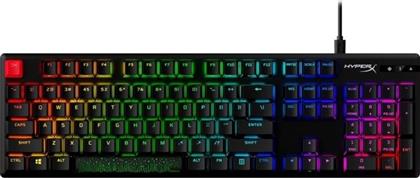 HYPERX ALLOY ORIGINS PBT ΜΗΧΑΝΙΚΟ GAMING ΕΝΣΥΡΜΑΤΟ ΠΛΗΚΤΡΟΛΟΓΙΟ RGB ΜΑΥΡΟ (US) HP-PPS