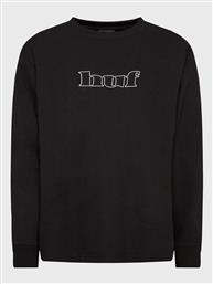 LONGSLEEVE CERTIFICATE TS01932 ΜΑΥΡΟ REGULAR FIT HUF