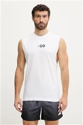 ΜΠΛΟΥΖΑΚΙ ΠΑΡΑΛΙΑΣ RAY BEACH-TANK-LOOSE ΧΡΩΜΑ: ΑΣΠΡΟ, 50555581 HUGO