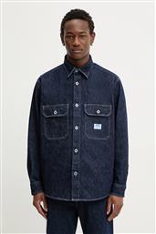 ΤΖΙΝ ΠΟΥΚΑΜΙΣΟ EBOLT CARA-VALENTINE ΑΝΔΡΙΚΟ, ΧΡΩΜΑ: ΝΑΥΤΙΚΟ ΜΠΛΕ, 50556349 HUGO BLUE