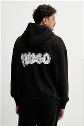 ΒΑΜΒΑΚΕΡΗ ΜΠΛΟΥΖΑ BASHINAH ΧΡΩΜΑ: ΜΑΥΡΟ, ΜΕ ΚΟΥΚΟΥΛΑ, 50549212 HUGO BLUE