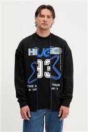 ΒΑΜΒΑΚΕΡΗ ΜΠΛΟΥΖΑ ΧΡΩΜΑ: ΜΑΥΡΟ, 50544212 HUGO BLUE