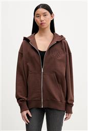 ΒΑΜΒΑΚΕΡΗ ΜΠΛΟΥΖΑ DOUBLE B KAFTAN ΓΥΝΑΙΚΕΙΑ, ΧΡΩΜΑ: ΚΑΦΕ, ΜΕ ΚΟΥΚΟΥΛΑ, 50553980 HUGO BLUE