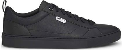 BOSS ΑΝΔΡΙΚΑ SNEAKERS ΜΟΝΟΧΡΩΜΟ - 50529903 ΜΑΥΡΟ HUGO