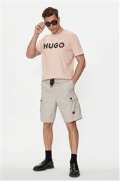 BOSS ΑΝΔΡΙΚΗ CARGO ΒΕΡΜΟΥΔΑ REGULAR FIT ''GARLIO'' - 50510594 ΜΠΕΖ HUGO