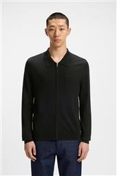 BOSS ΑΝΔΡΙΚΗ ΖΑΚΕΤΑ ΜΟΝΟΧΡΩΜΗ ΜΕ ΤΣΕΠΗ REGULAR FIT - 50543769 ΜΑΥΡΟ HUGO