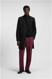 BOSS ΑΝΔΡΙΚΟ ΜΑΛΛΙΝΟ ΠΑΛΤΟ ΜΟΝΟΧΡΩΜΟ - 50546551 ΜΑΥΡΟ HUGO