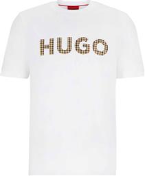 BOSS ΑΝΔΡΙΚΟ T-SHIRT ΜΕ LOGO PRINT ''DULIVIO'' - 50519724 ΛΕΥΚΟ HUGO