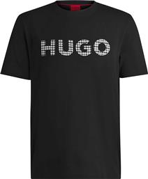 BOSS ΑΝΔΡΙΚΟ T-SHIRT ΜΕ LOGO PRINT ''DULIVIO'' - 50519724 ΜΑΥΡΟ HUGO