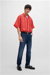 BOSS ΑΝΔΡΙΚΟ ΤΖΗΝ ΠΑΝΤΕΛΟΝΙ ΜΟΝΟΧΡΩΜΟ SLIM FIT ''ΗUGΟ 708'' - 50511361 ΜΠΛΕ ΣΚΟΥΡΟ HUGO