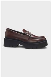 BOSS ΓΥΝΑΙΚΕΙΑ LOAFERS ΜΕ CHUNKY ΣΟΛΑ ''KRIS'' - 50548196 ΜΠΟΡΝΤΟ HUGO