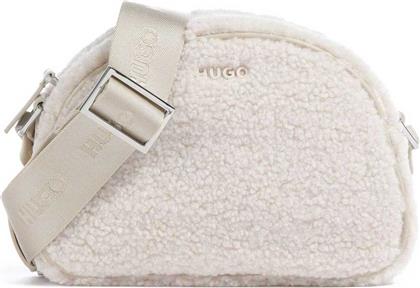 BOSS ΓΥΝΑΙΚΕΙΑ ΤΣΑΝΤΑ CROSSBODY ΜΠΟΥΚΛΕ ΜΕ ΛΟΓΟΤΥΠΟ ''BEL 2.0'' - 50552297 ΕΚΡΟΥ HUGO