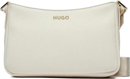 BOSS ΓΥΝΑΙΚΕΙΑ ΤΣΑΝΤΑ CROSSBODY ΜΕ CONTRAST ΛΟΓΟΤΥΠΟ - 50490165 ΜΠΕΖ HUGO