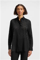 BOSS ΓΥΝΑΙΚΕΙΟ ΠΟΥΚΑΜΙΣΟ OVERSIZED - 50543366 ΜΑΥΡΟ HUGO