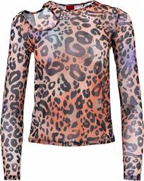 BOSS ΓΥΝΑΙΚΕΙΟ ΤΟΠ ANIMAL PRINT ''DAMECIA'' - 50518545 ΜΠΕΖ HUGO