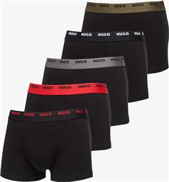 BOSS ΣΕΤ ΑΝΔΡΙΚΑ ΕΣΩΡΟΥΧΑ TRUNK ΜΕ LOGO TAPE (5 ΤΕΜΑΧΙΑ) - 50532619 ΜΑΥΡΟ HUGO