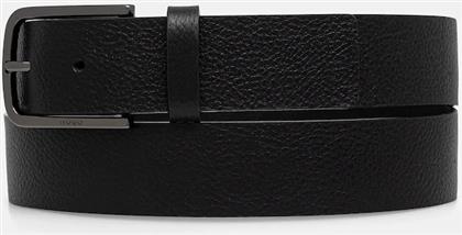 ΔΕΡΜΑΤΙΝΗ ΖΩΝΗ GURTH-GR-SZ35 ATLAS HALF ZIP ΧΡΩΜΑ: ΜΑΥΡΟ, 50548352 HUGO