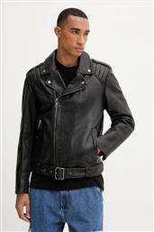 ΔΕΡΜΑΤΙΝO JACKET ΧΡΩΜΑ: ΜΑΥΡΟ, 50542108 HUGO