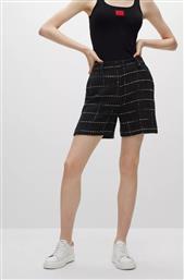 HATISI-1 50478470-983 REGULAR-FIT SHORTS IN CHECKED TWEED HUGO από το TROUMPOUKIS