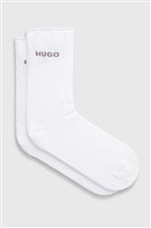 ΚΑΛΤΣΕΣ 2-PACK BASHINAH ΧΡΩΜΑ: ΑΣΠΡΟ, 50502080 HUGO