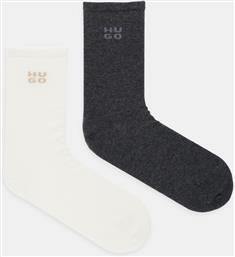 ΚΑΛΤΣΕΣ 2-PACK ΧΡΩΜΑ: ΓΚΡΙ, 50549831 HUGO