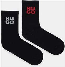 ΚΑΛΤΣΕΣ 2-PACK ΧΡΩΜΑ: ΜΑΥΡΟ, 50524283 HUGO