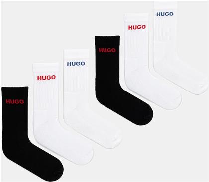 ΚΑΛΤΣΕΣ 6-PACK ΧΡΩΜΑ: ΜΑΥΡΟ HUGO
