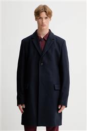 ΜΑΛΛΙΝΟ ΠΑΛΤΟ BASHINAH ΧΡΩΜΑ: ΝΑΥΤΙΚΟ ΜΠΛΕ, 50546528 HUGO