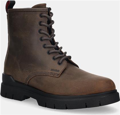 ΠΑΠΟΥΤΣΙΑ NUBUCK RYAN ΧΡΩΜΑ: ΚΑΦΕ, 50552696 HUGO