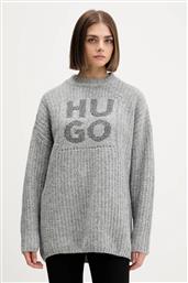 ΠΟΥΛΟΒΕΡ ΜΕ ΠΡΟΣΘΗΚΗ ΜΑΛΛΙΟΥ SLOGUIS ΧΡΩΜΑ: ΓΚΡΙ, 50548245 HUGO